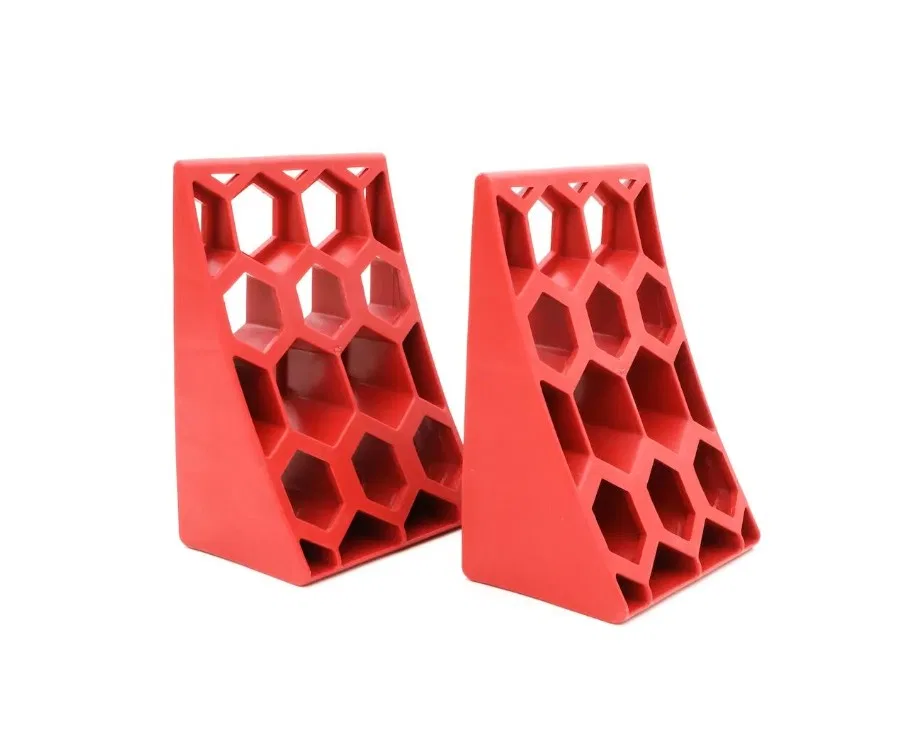 WS-WCS – WEIGH SAFE Wheel Chock, Bright Orange Plastic Set of 2